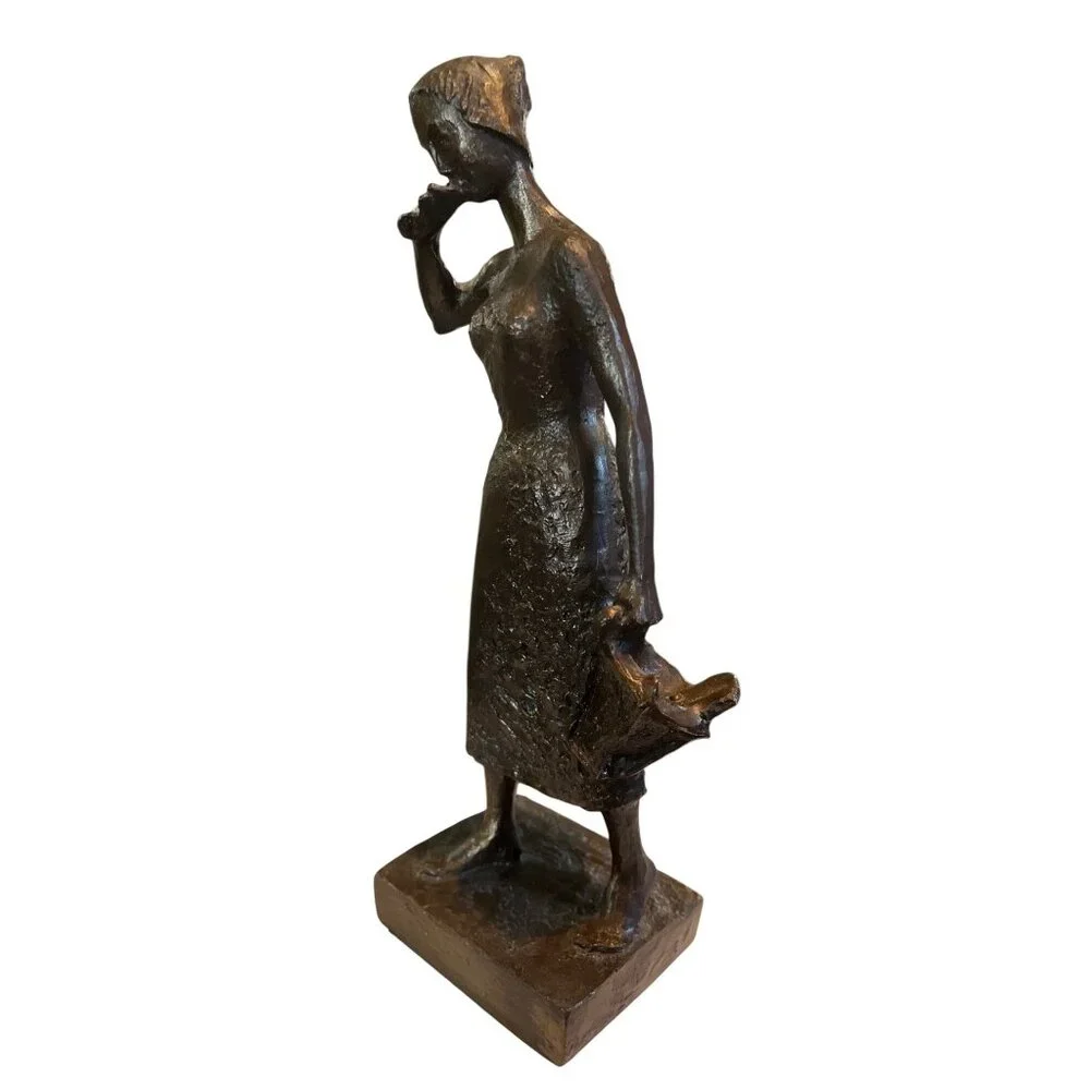 Mariken Van Nieumeghen Cast Resin Statue Vera Tummers-Van Hasselt Dutch Artist - Picture 5 of 5